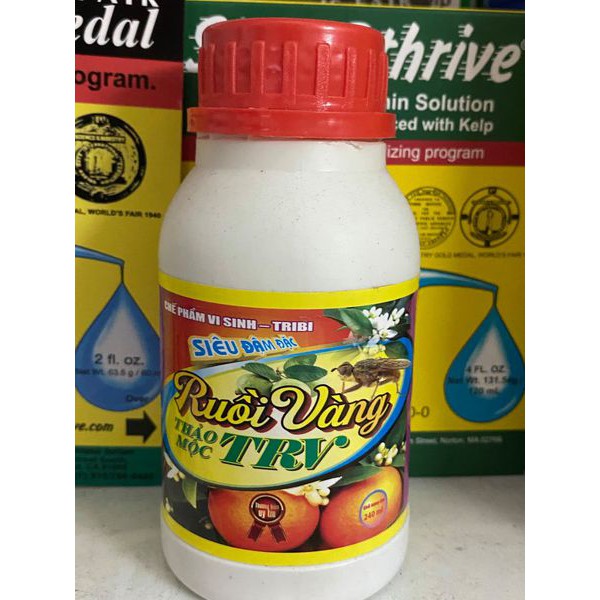 Chế Phẩm Vi Sinh TRIBI thảo mộc xua đuổi ruồi vàng chai 240ml