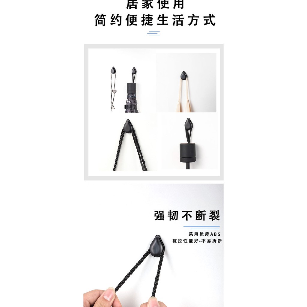 2pcs Móc mini gắn lưng ghế xe hơi đa năng tiện dụng