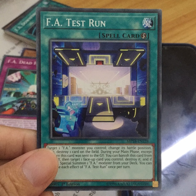 [Thẻ bài yugioh] F.A. Test Run - MP18-EN228