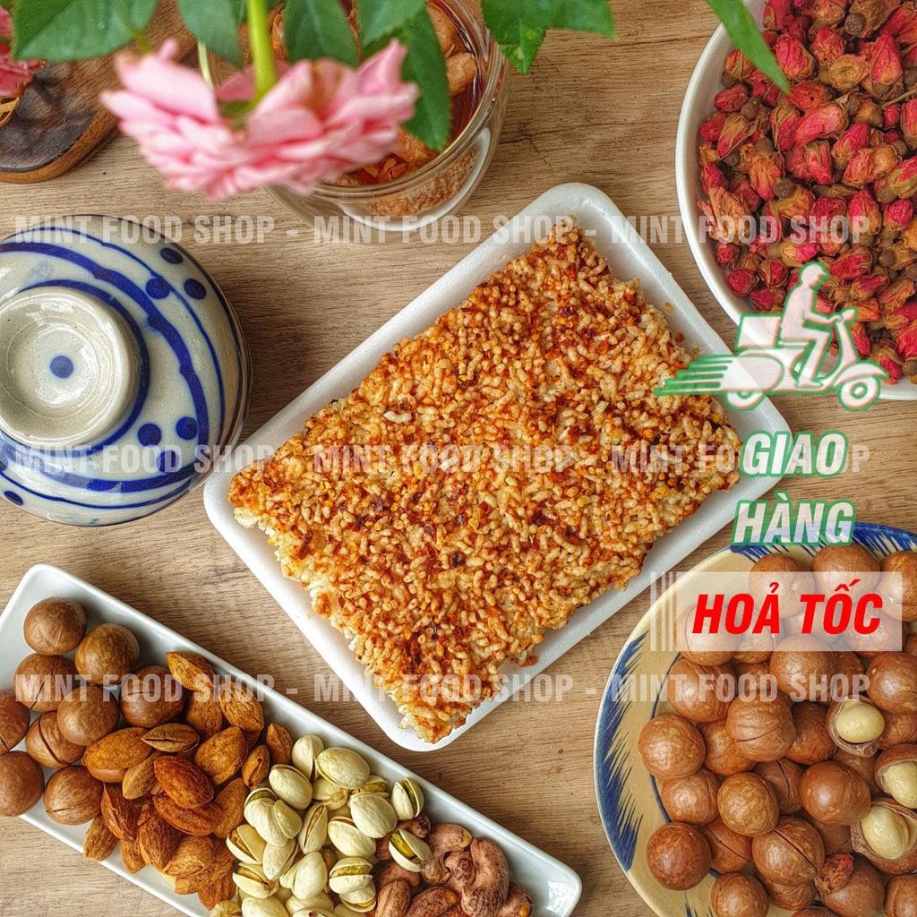 Cơm Cháy Chà Bông Siêu Siêu Ngon - Rong Biển Chà Bông Ăn Chay - Mix Vị Túi 200gr