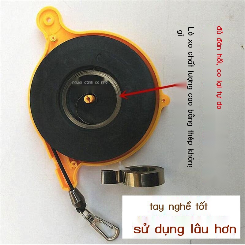 ICần câu kiểu hộp câu cá tự động dây nhỡ dây rút ống lồng có độ đàn hồi cao dây bảo vệ cần câu dây đặt cần câu dây dép d