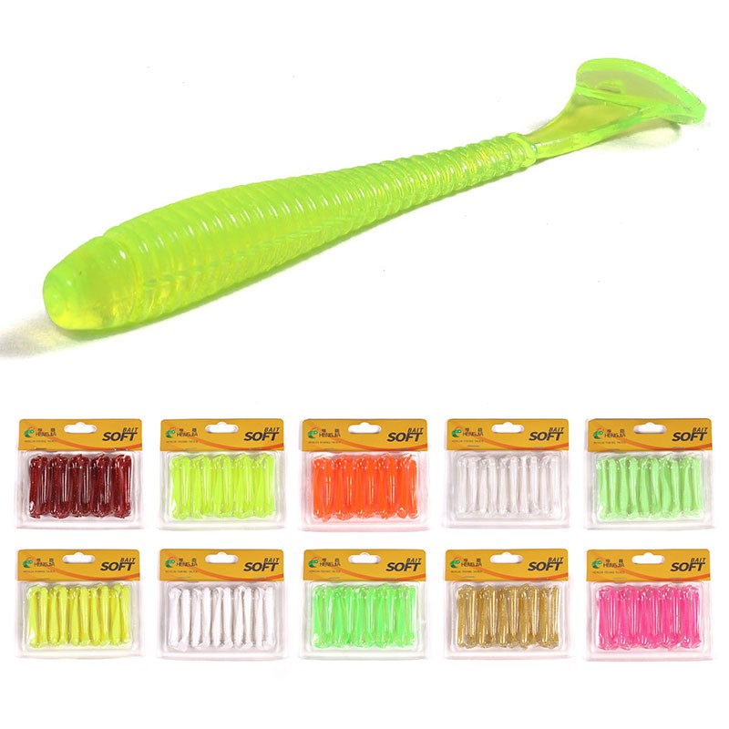 Bọ 20 Mồi Câu Cá Giả HENGJIA Kích Thước 7cm