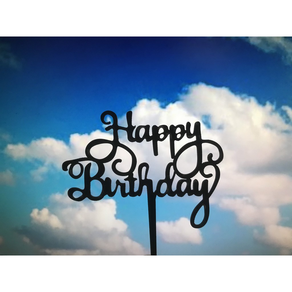 Trang Trí Sinh Nhật - Combo 10 chiếc Meka Happy Birthday