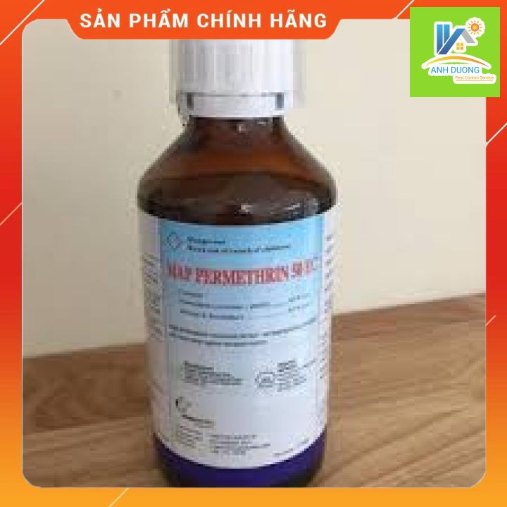 Thuốc Muỗi Map-Permethrin 50EC chai 1L - Hàng nhập Anh Quốc