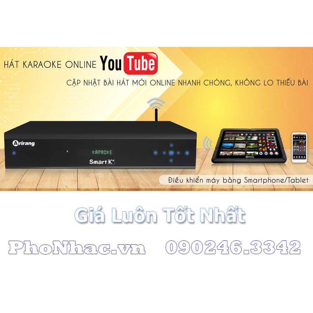 Đầu Arirang Smart K+ Karaoke 3TB chuyên nghiệp