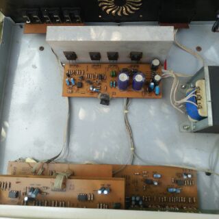 Máy Amply Galaxy chạy 4 sò.