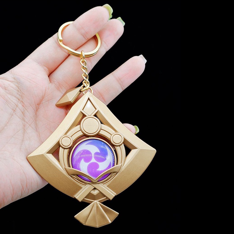 Aasleaty Genshin Va Chạm Venti Vision Of God Anime Yae Miko Zhongli Tartaglia Eula Móc Khóa Sưu Tầm
