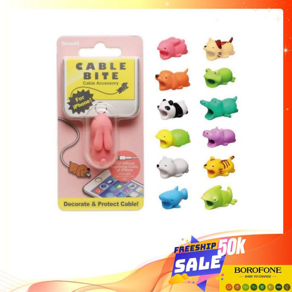 PMY HSFE Bảo vệ Kẹp đầu cáp hình thú silicon - Bảo hành toàn quốc 25 20 | BigBuy360 - bigbuy360.vn