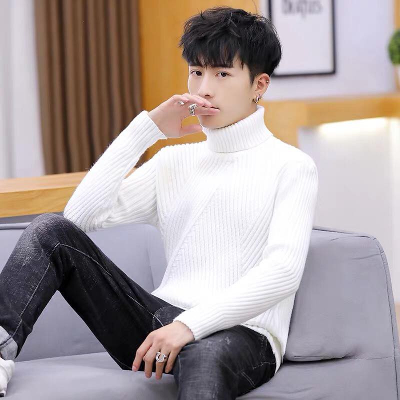 ÁO LEN NAM CAO CỔ PHONG CÁCH THỜI TRANG HÀN QUỐC