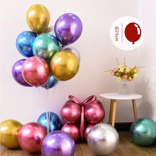 Bong bóng siêu nhũ size 10" (25cm) trang trí sinh nhật sự kiện bịch 50 bóng