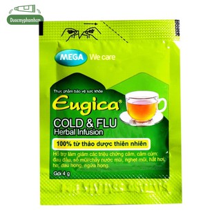 Trà Eugica Cold & Flu Herbal hộp 10 gói