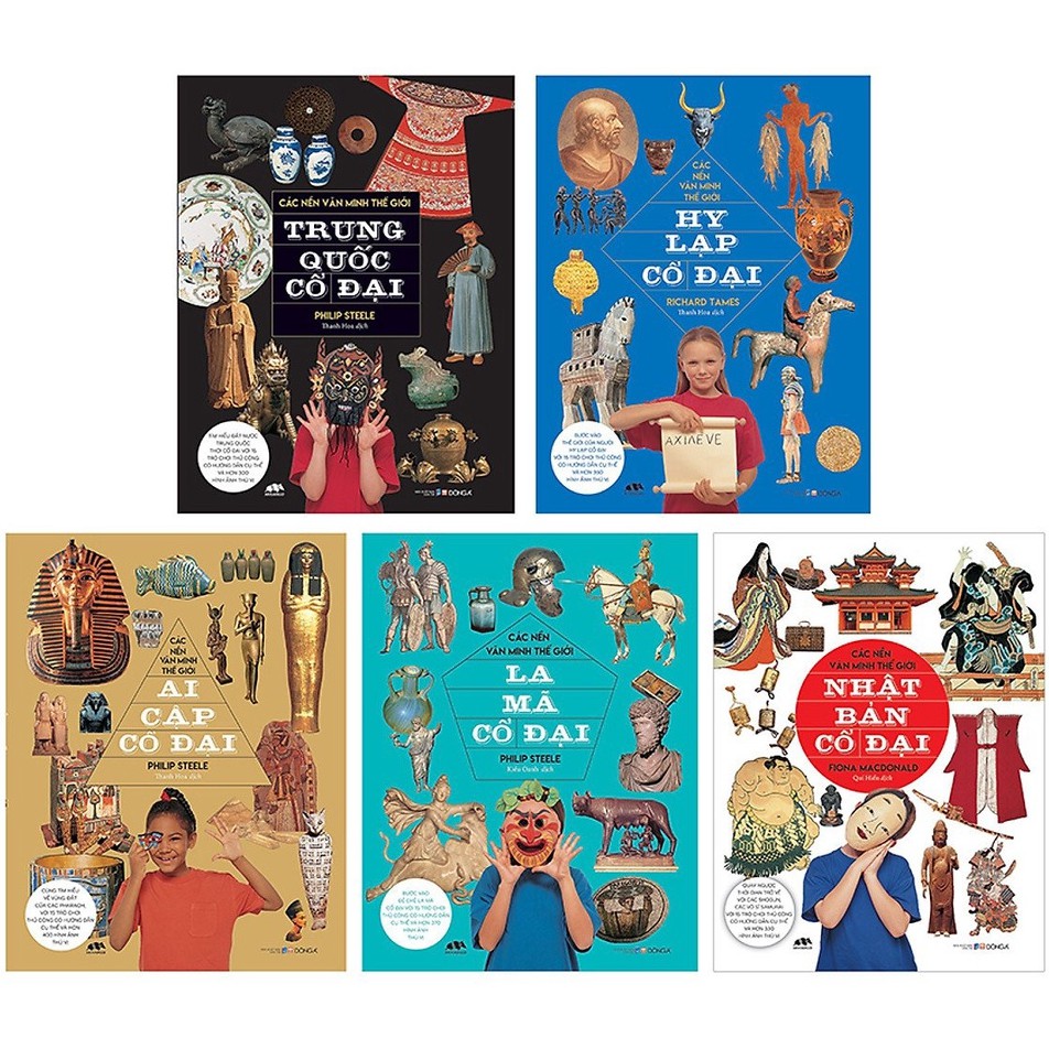 Sách - Bộ Các Nền Văn Minh Thế Giới (Cuốn Lẻ Và Combo) - Bìa cứng - Đông A - DAB