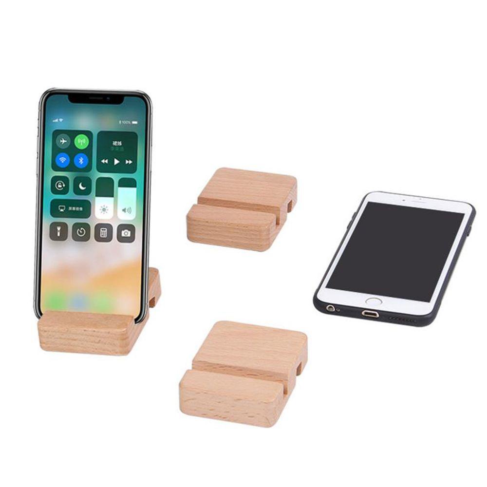 Giá Đỡ Điện Thoại / Máy Tính Bảng Bằng Gỗ Để Bàn Tiện Dụng