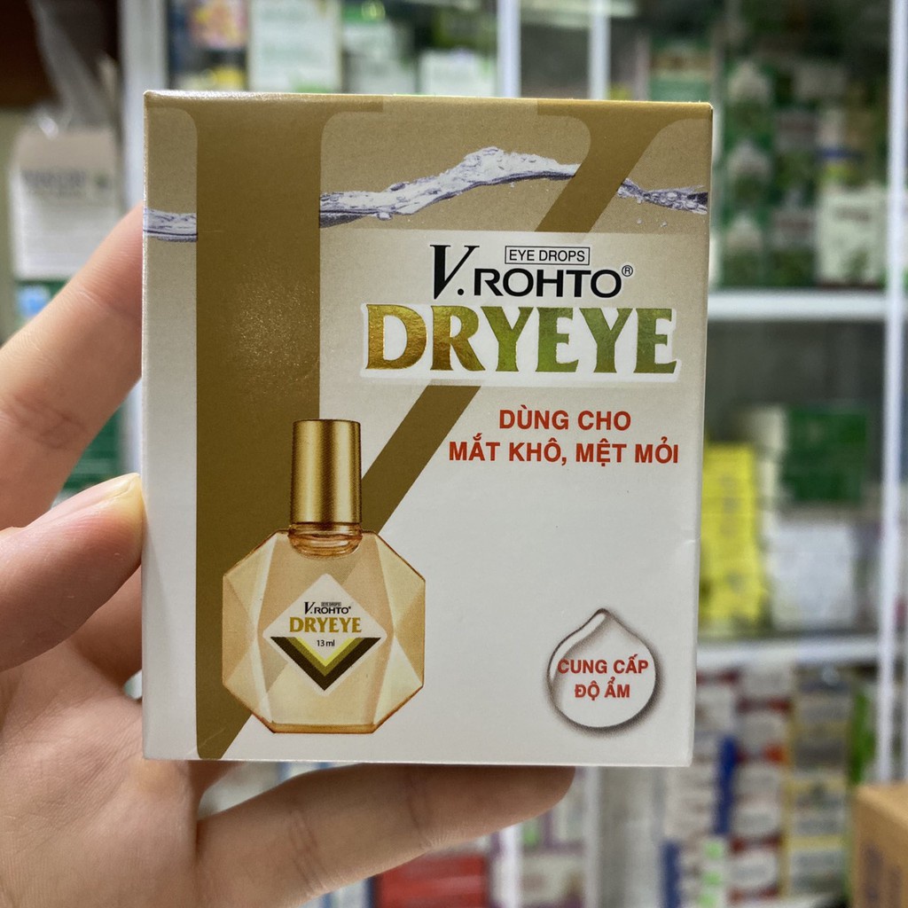 Nước nhỏ mắt V.rohto Dryeye dành cho mắt khô mệt mỏi