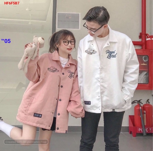 Áo khoác dù WIND unisex AngelLand Sơ Mi form rộng nam nữ oversize ulzzang