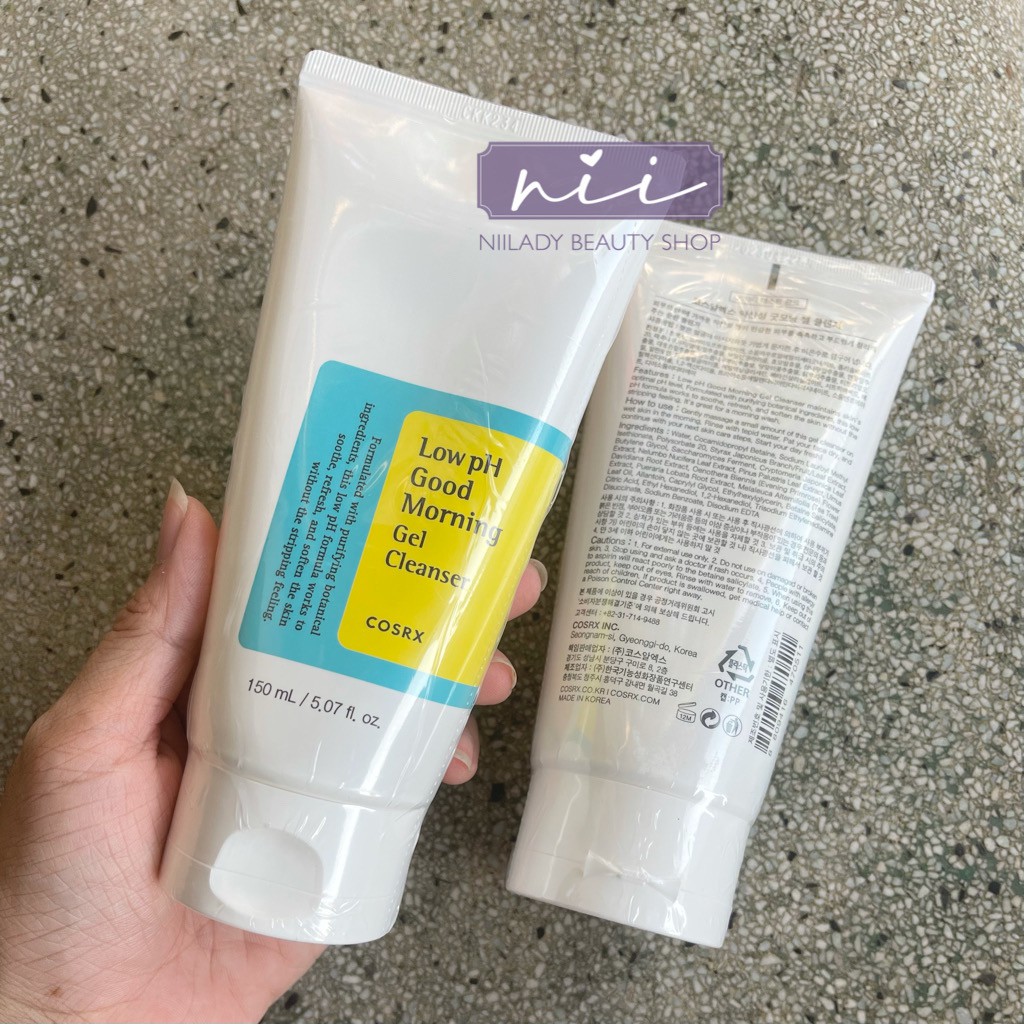 [Mã COS1904 giảm 8% đơn 300K] Sữa rửa mặt COSRX Low PH Good Morning Gel Cleanser 150ml