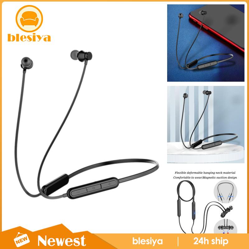 Tai Nghe Bluetooth Không Dây Đeo Cổ Cho Điện Thoại Android
