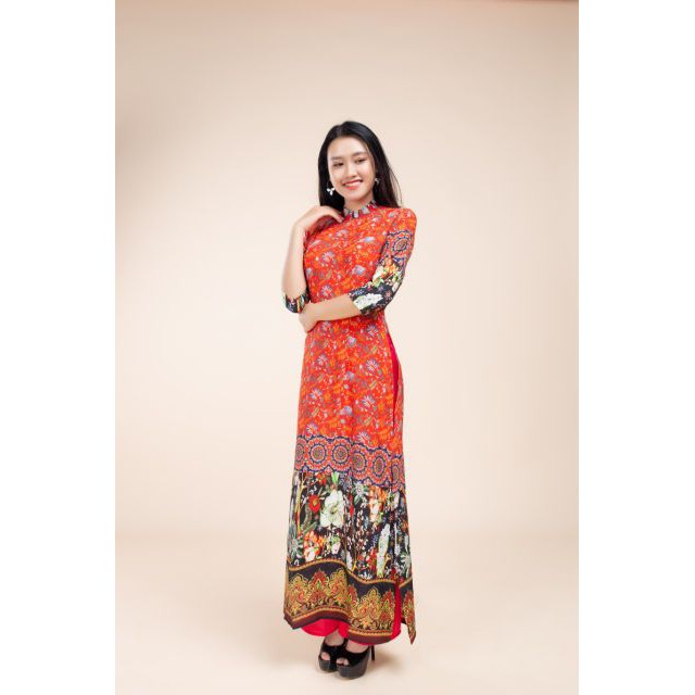 áo dài cách tân 💖 FREESHIP 💖 áo dài thổ cẩm giá rẻ