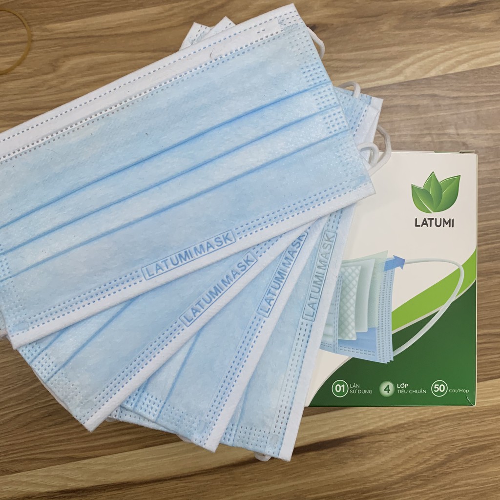  Khẩu Trang Y tế ⚜️LATUMI⚜️ Khẩu Trang 50 Chiếc Dày Dặn Kháng Khuẩn 99% | BigBuy360 - bigbuy360.vn