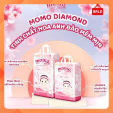 Bỉm Tã dán/quần MOMO DIAMOND ORGANIC S64/M62/M60/L54/XL50/XXL48/XXXL46