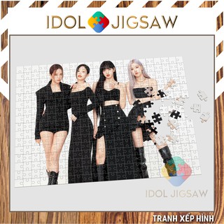 [HÀNG XUẤT KHẨU] Tranh xếp hình gỗ nhóm nhạc hàn quốc blackpink 300 - 500 mảnh ghép, chất liệu gỗ, bộ ghép hình IJ22