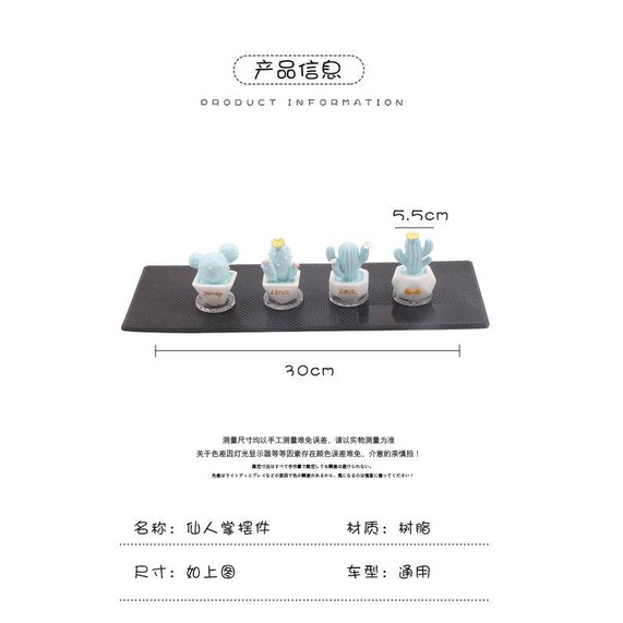 Set Chậu Xương Rồng Mini Dễ Thương Trang Trí Taplo Oto