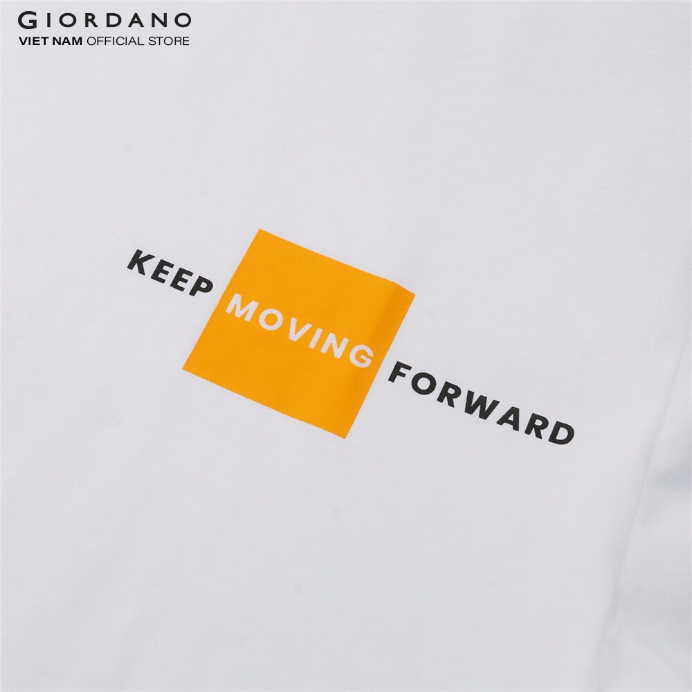 Áo Thun Nam Ngắn Tay In Hình Giordano 01092302