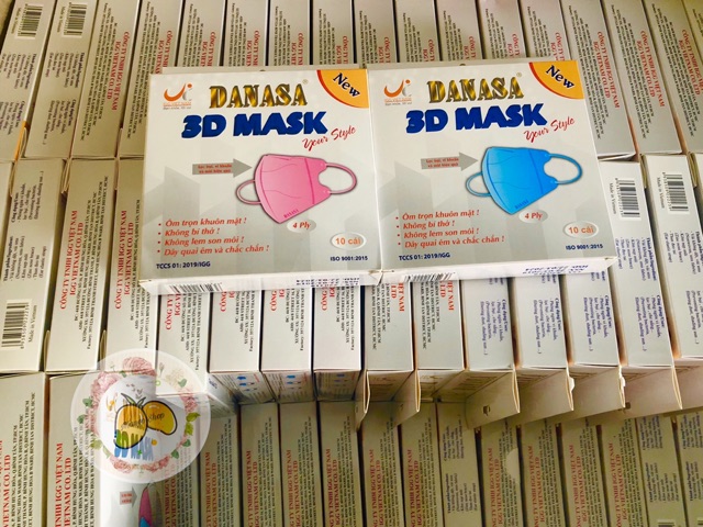 Khẩu trang 3D mask Danasa ( hộp 10 cái ) | BigBuy360 - bigbuy360.vn