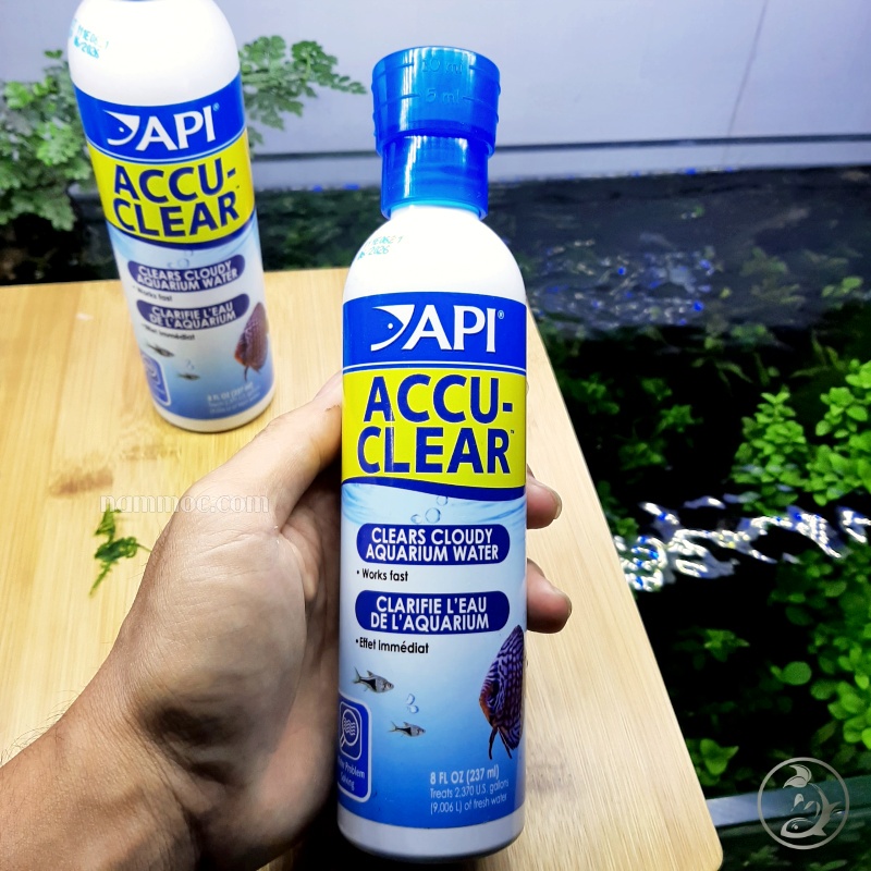 API Accu Clear | Chế Phẩm Khử Bụi - Khử Đục - Làm Trong Nước Nhanh Chóng Cho Bể Cá Cảnh, Thuỷ Sinh