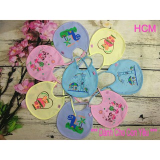 Yếm chống thấm cột dây cho bé
