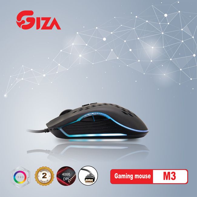 Chuột Máy Tính Gaming Có Dây Giza M3