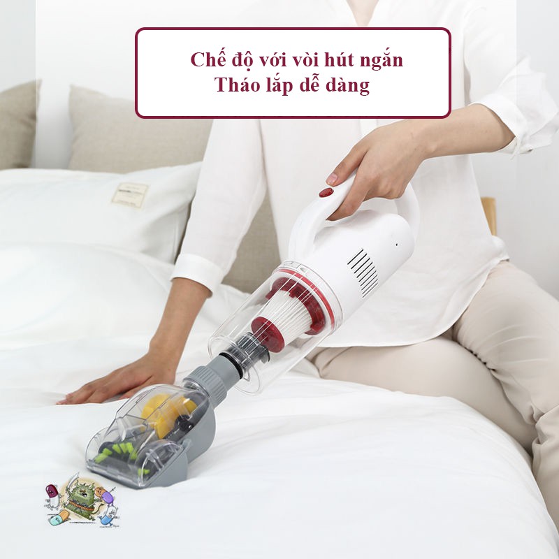 Máy hút bụi cầm tay gia đình CÁT Á 2 trong 1 công suất 600W - Hút sạch mọi vị trí, có thể tháo rời [BH 12 tháng] | BigBuy360 - bigbuy360.vn