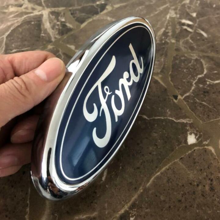 Logo biểu tượng trước và sau xe ô tô Ford, kích thước 11.5*4.5cm, 14.5*6.5cm, 15*6cm và 14.5*6cm