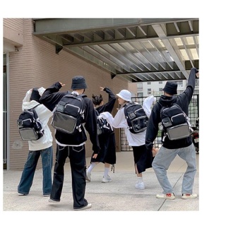 BALO đi học thời trang ULZZANG BASIC có túi trong