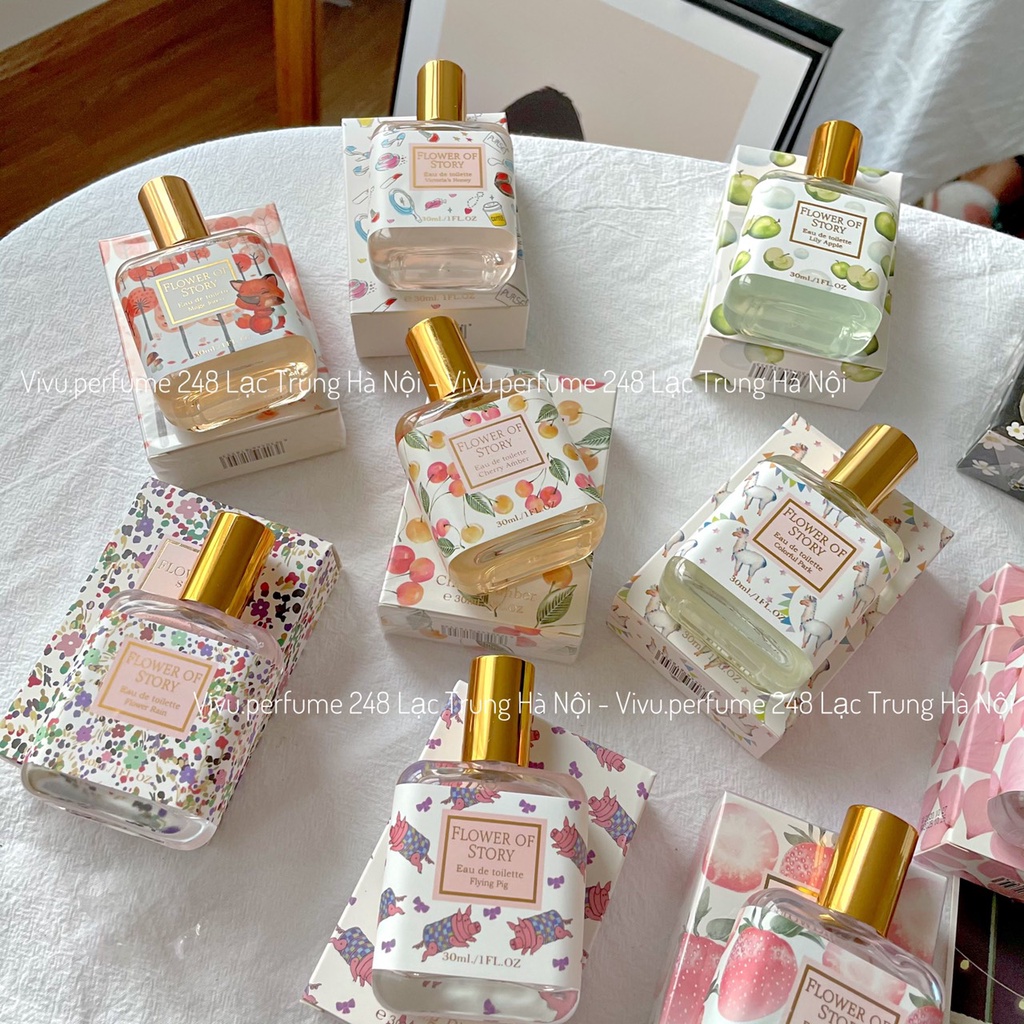 Nước hoa Flower Of Story 30ml hương hoa trái cây nhẹ nhàng dành cho học sinh