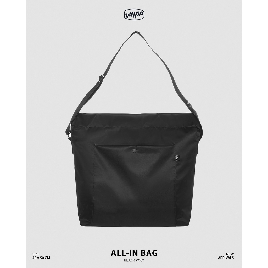 ICHIGO - Túi đeo chéo vải dù oversize ALL IN BAG