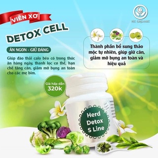 Combo Detox và kẹo VitC 7 ngày