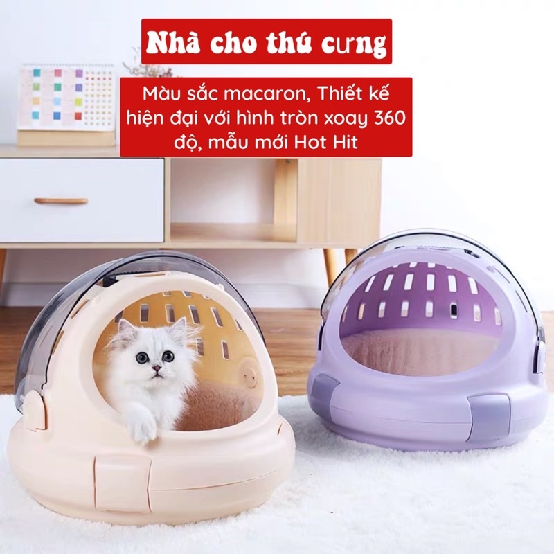 Lồng xách thú cưng 4 mùa 3 trong 1 mẫu phi hành gia🔥 tặng kèm nhiều phần quà hấp dẫn