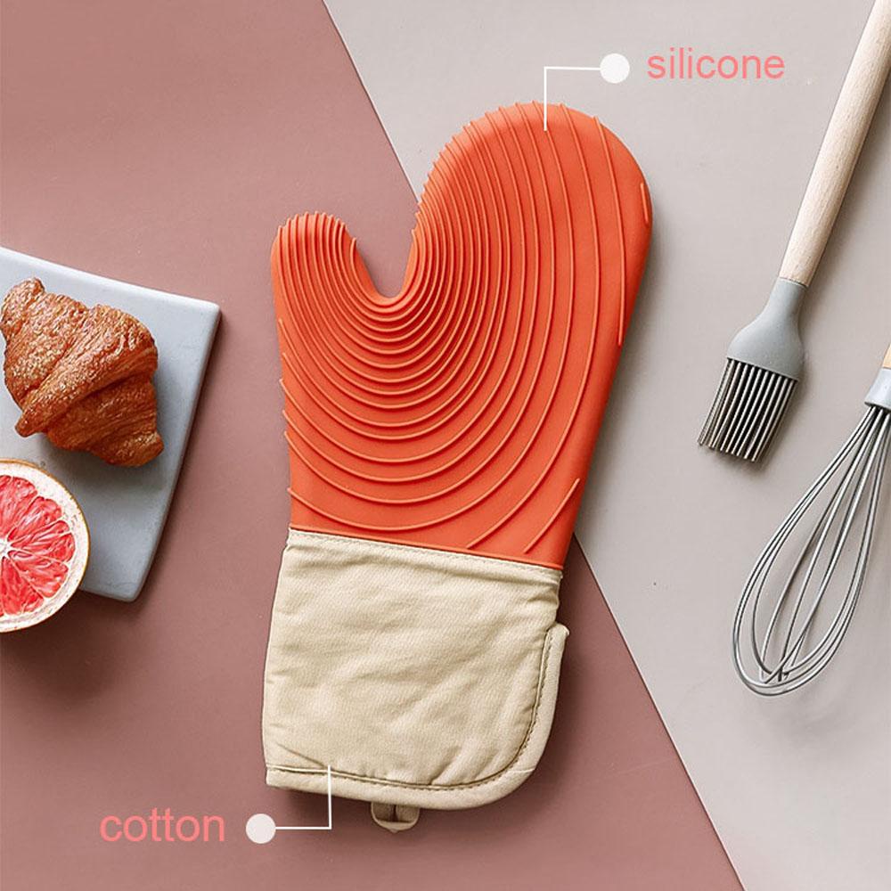 Găng Tay Silicone Chịu Nhiệt Chống Bỏng Dùng Trong Nhà Bếp