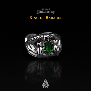 Nhẫn bạc nam FWA Ring of Barahir - Chúa tể chiếc Nhẫn