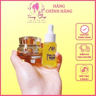 COMBO KEM FACE ADN CÁ HỒI & TINH CHẤT AMPOULE SAFFRON CHÍNH HÃNG MEEA ORGANIC