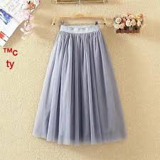 Chân váy tulle skirt  style công chúa dài qua gối