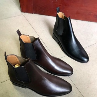 Giày Chelseaboots nâu mờ nam