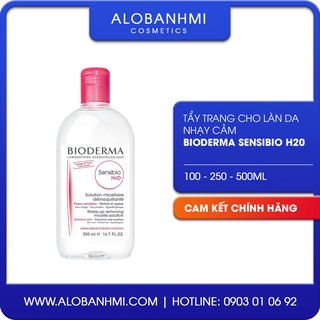 Nước tẩy trang dành cho da nhạy cảm Bioderma Sensibio H2O 100ml/250ml/500ml