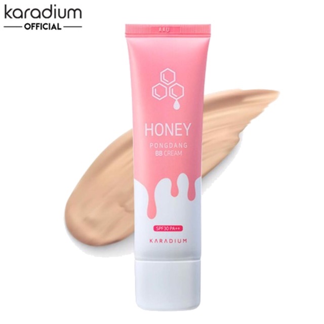 kem nền che phủ tốt Karadium honey pongdang B.B cream