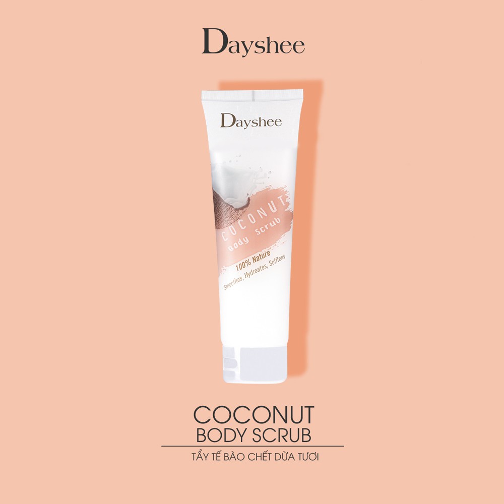 Dayshee Tẩy Tế Bào Chết Body Chiết Xuất Dừa Tươi Coconut Body Scrub 350g