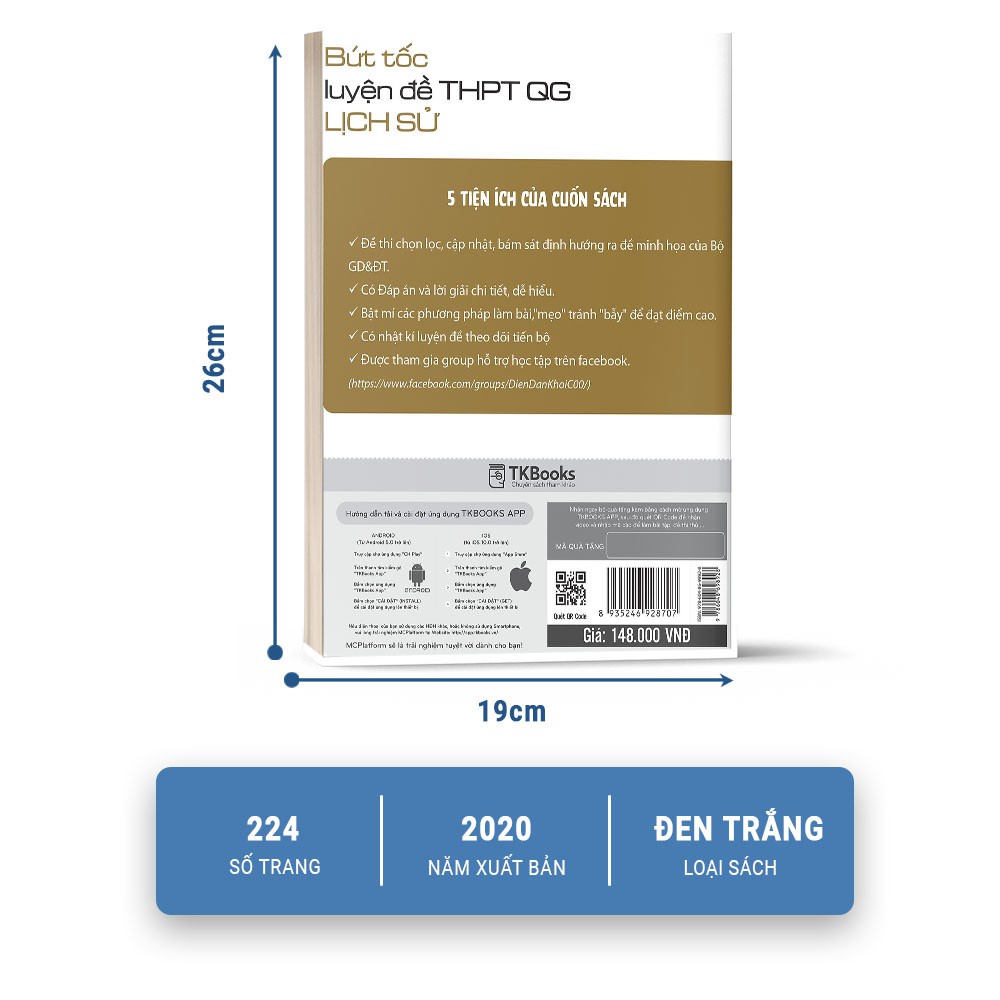 Sách - Bứt tốc luyện đề ôn thi THPT QG 2020 môn lịch sử