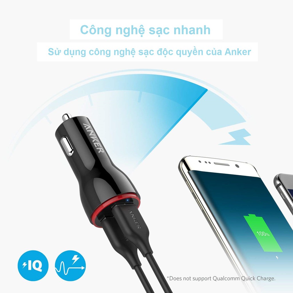 Tẩu sạc xe hơi Anker Power Drive 2 - A2310