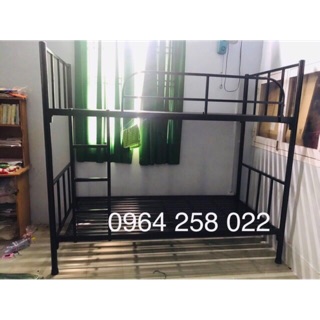 Giường tầng ngang 1m2 dài 1m8 (phủ bì, khung sắt dày 1ly4)