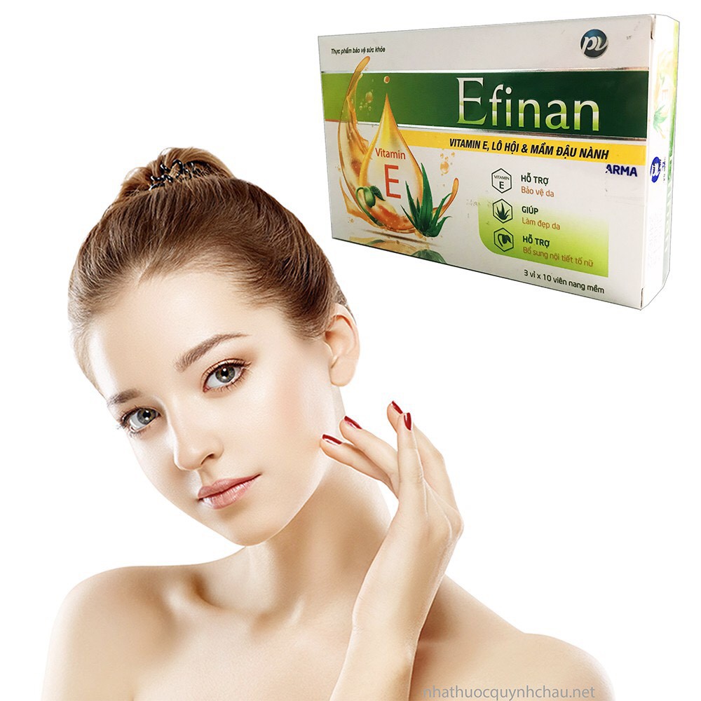 VIÊN UỐNG ĐẸP DA - TĂNG CƯỜNG NỘI TIẾT TỐ EFINAN | BigBuy360 - bigbuy360.vn